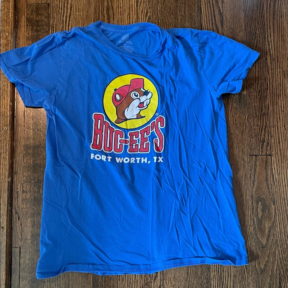 Buc-ee’s Short Sleeve T Shirt Blue Medium